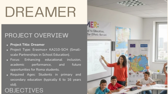 Centre Amalipe Launches New European DREAMER Project to Support the Educational Success of Roma Students